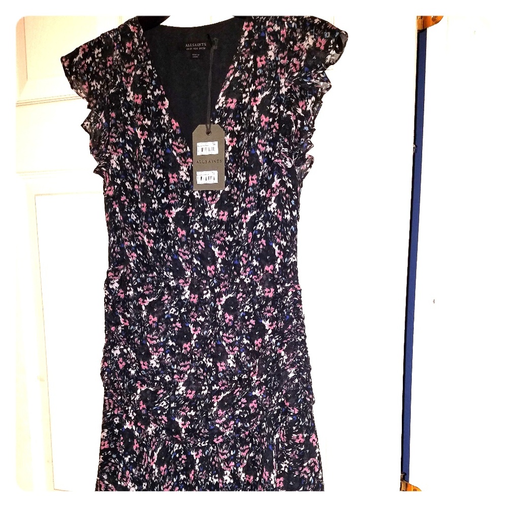 Gorgeous floral ALLSAINTS size 6 dress petite